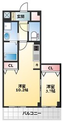 OSgreenToyonakaの物件間取画像